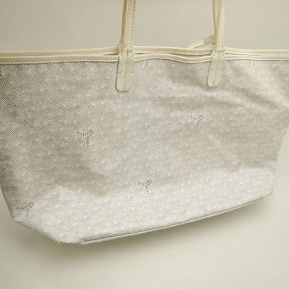 GOYARD ゴヤール サンルイPM ヘリンボーン柄 S1140501345-23 トートバッグ ゴヤールディンキャンバス ホワイト レディース /253848【中古】