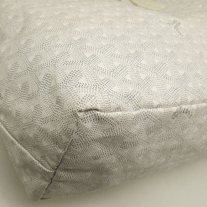 GOYARD ゴヤール サンルイPM ヘリンボーン柄 S1140501345-23 トートバッグ ゴヤールディンキャンバス ホワイト レディース /253848【中古】