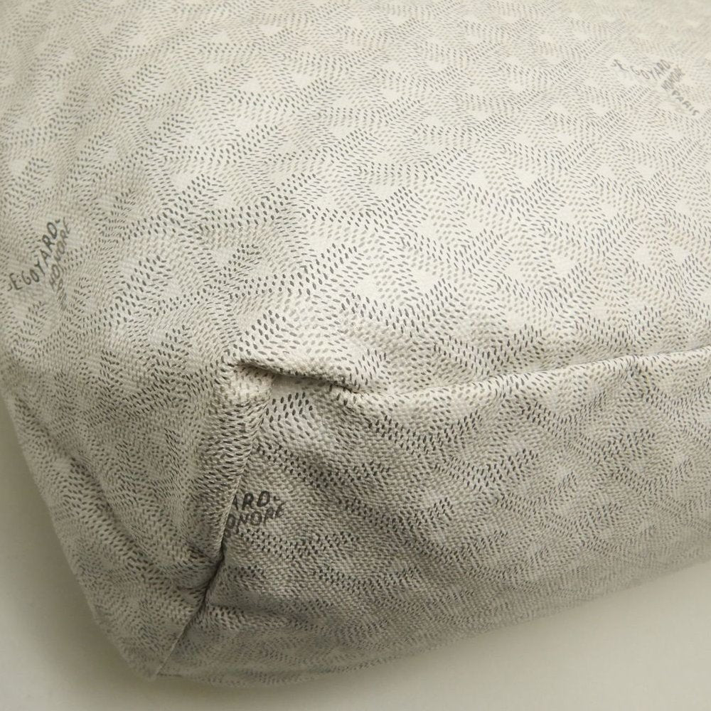 GOYARD ゴヤール サンルイPM ヘリンボーン柄 S1140501345-23 トートバッグ ゴヤールディンキャンバス ホワイト レディース /253848【中古】