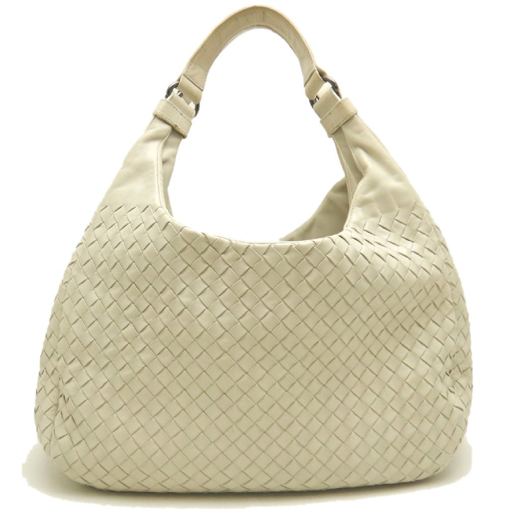 BOTTEGAVENETA ボッテガヴェネタ イントレチャート 125787 ショルダーバッグ レザー アイボリー レディース /253849【中古】