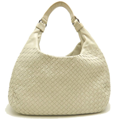 BOTTEGAVENETA ボッテガヴェネタ イントレチャート 125787 ショルダーバッグ レザー アイボリー レディース /253849【中古】