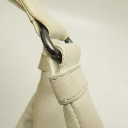 BOTTEGAVENETA ボッテガヴェネタ イントレチャート 125787 ショルダーバッグ レザー アイボリー レディース /253849【中古】