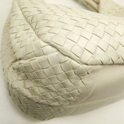 BOTTEGAVENETA ボッテガヴェネタ イントレチャート 125787 ショルダーバッグ レザー アイボリー レディース /253849【中古】