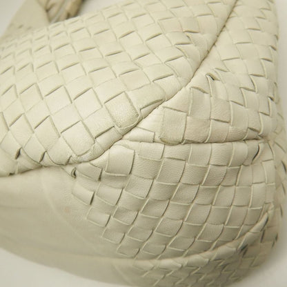 BOTTEGAVENETA ボッテガヴェネタ イントレチャート 125787 ショルダーバッグ レザー アイボリー レディース /253849【中古】