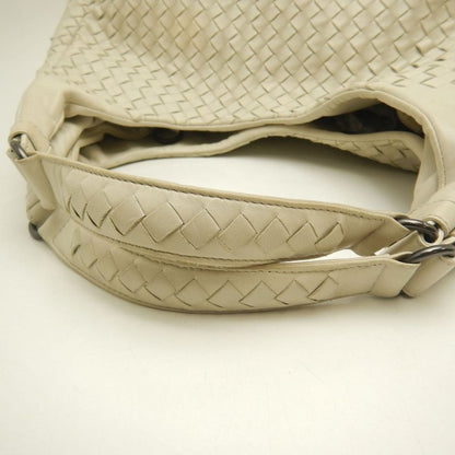 BOTTEGAVENETA ボッテガヴェネタ イントレチャート 125787 ショルダーバッグ レザー アイボリー レディース /253849【中古】