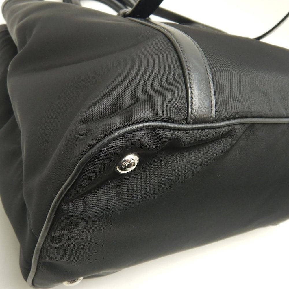 PRADA プラダ テスート 1BA832 トートバッグ ナイロン NERO レディース /253850【中古】