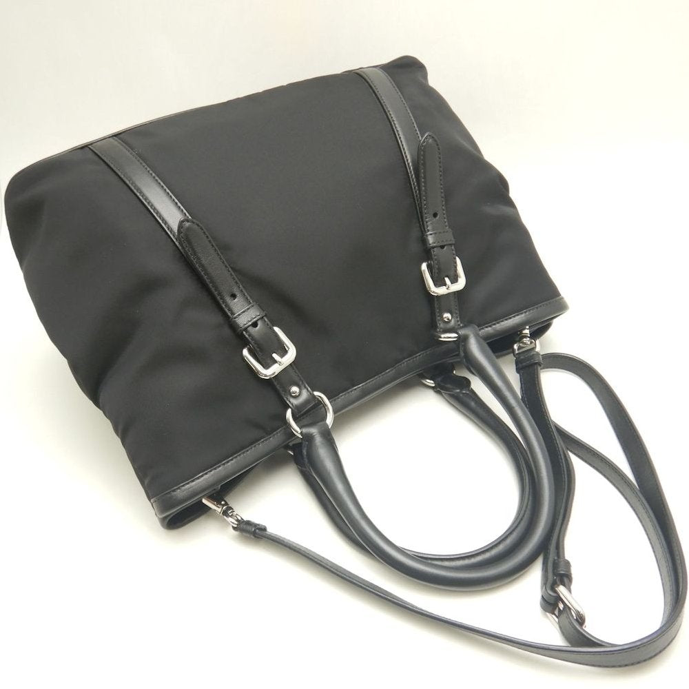 PRADA プラダ テスート 1BA832 トートバッグ ナイロン NERO レディース /253850【中古】