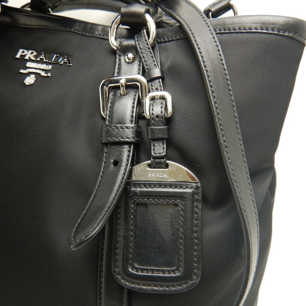 PRADA プラダ テスート 1BA832 トートバッグ ナイロン NERO レディース /253850【中古】