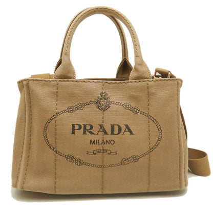 PRADA プラダ カナパPM 1BG439 トートバッグ キャンバス TABACCO レディース /253851【中古】