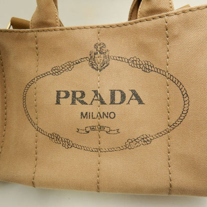 PRADA プラダ カナパPM 1BG439 トートバッグ キャンバス TABACCO レディース /253851【中古】