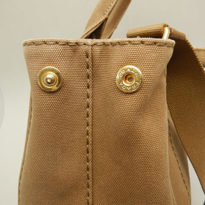 PRADA プラダ カナパPM 1BG439 トートバッグ キャンバス TABACCO レディース /253851【中古】