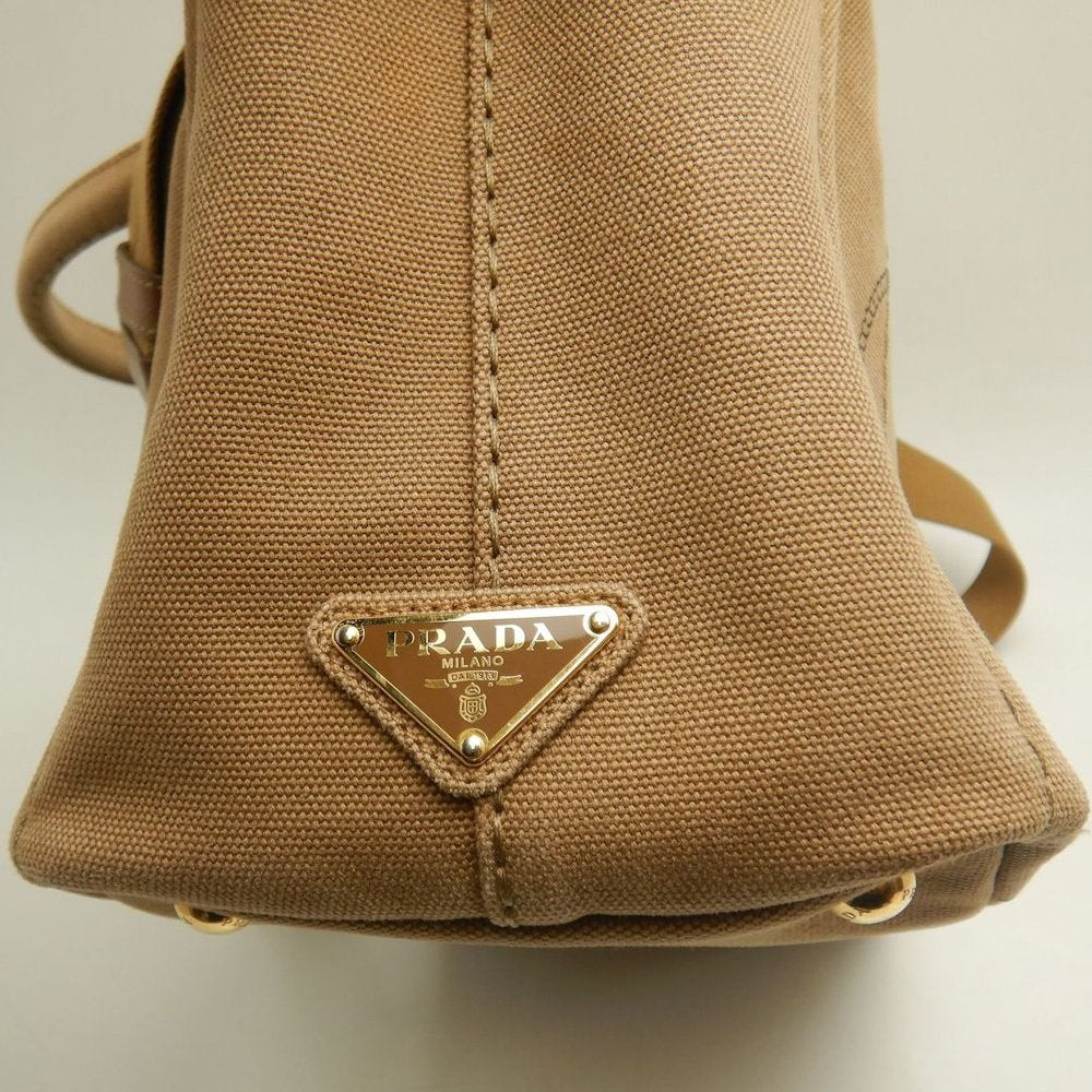 PRADA プラダ カナパPM 1BG439 トートバッグ キャンバス TABACCO レディース /253851【中古】