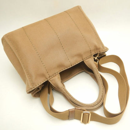 PRADA プラダ カナパPM 1BG439 トートバッグ キャンバス TABACCO レディース /253851【中古】