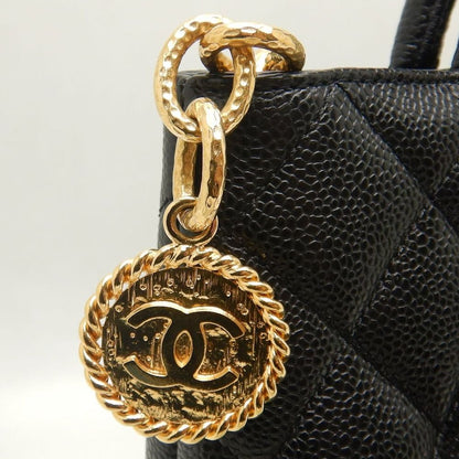 CHANEL シャネル 復刻トート A01804 トートバッグ キャビアスキン ブラック レディース /253852【中古】
