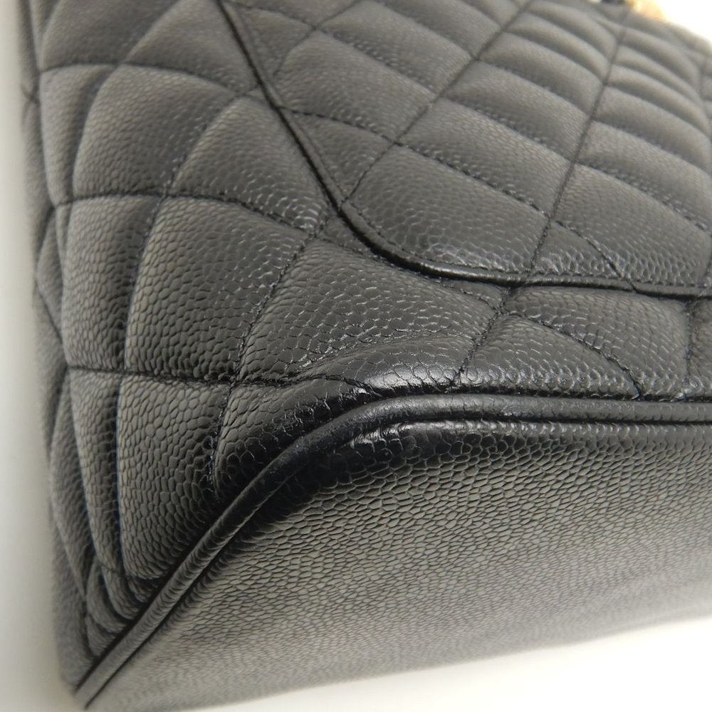 CHANEL シャネル 復刻トート A01804 トートバッグ キャビアスキン ブラック レディース /253852【中古】
