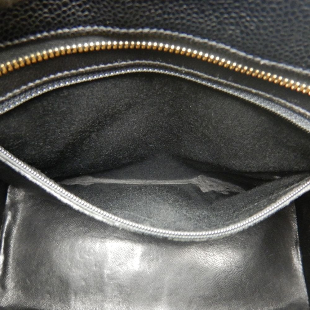CHANEL シャネル 復刻トート A01804 トートバッグ キャビアスキン ブラック レディース /253852【中古】