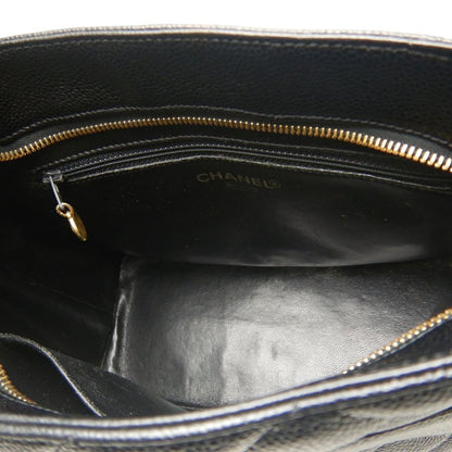 CHANEL シャネル 復刻トート A01804 トートバッグ キャビアスキン ブラック レディース /253852【中古】