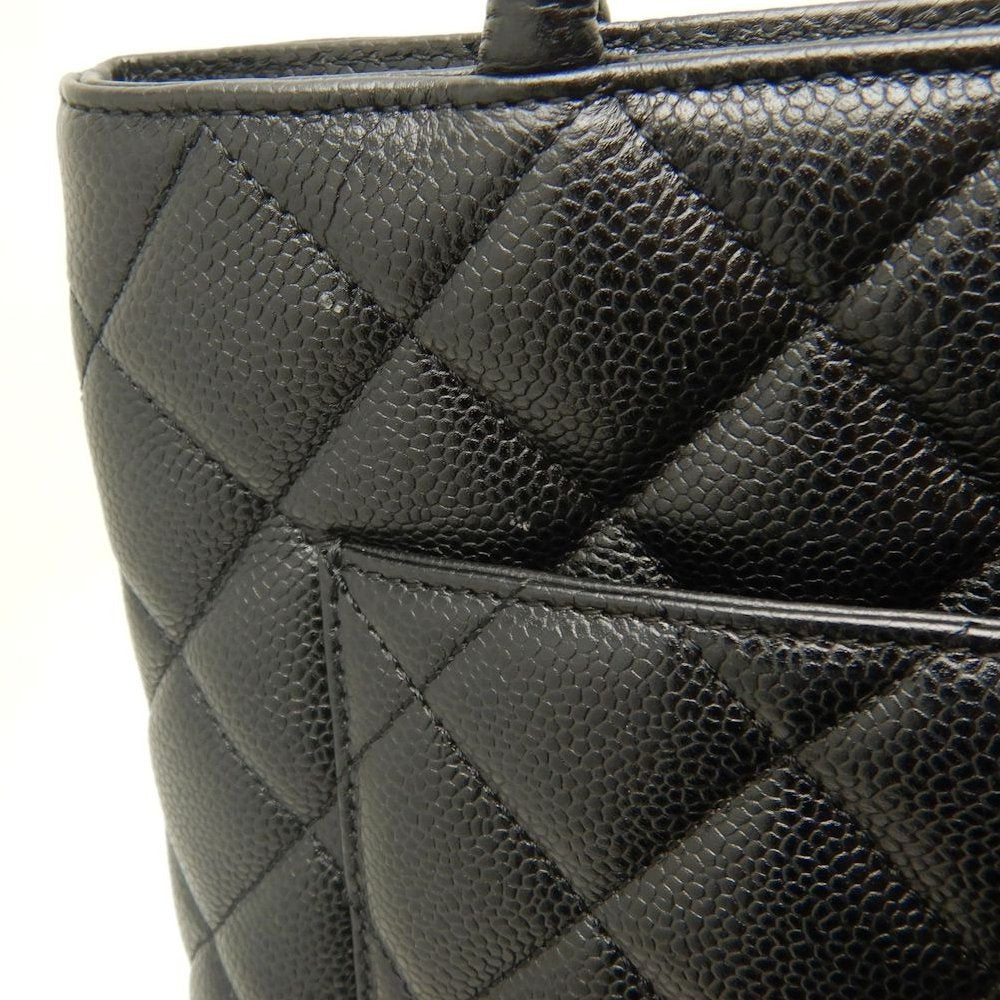 CHANEL シャネル 復刻トート A01804 トートバッグ キャビアスキン ブラック レディース /253853【中古】