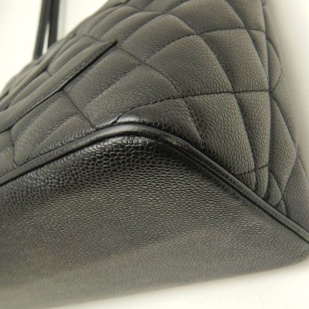 CHANEL シャネル 復刻トート A01804 トートバッグ キャビアスキン ブラック レディース /253853【中古】