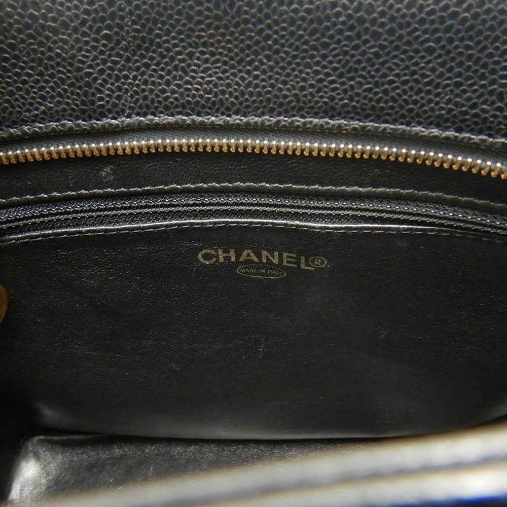 CHANEL シャネル 復刻トート A01804 トートバッグ キャビアスキン ブラック レディース /253853【中古】