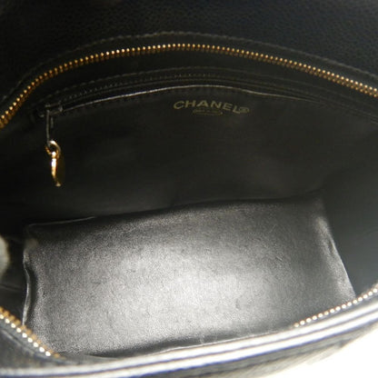 CHANEL シャネル 復刻トート A01804 トートバッグ キャビアスキン ブラック レディース /253853【中古】