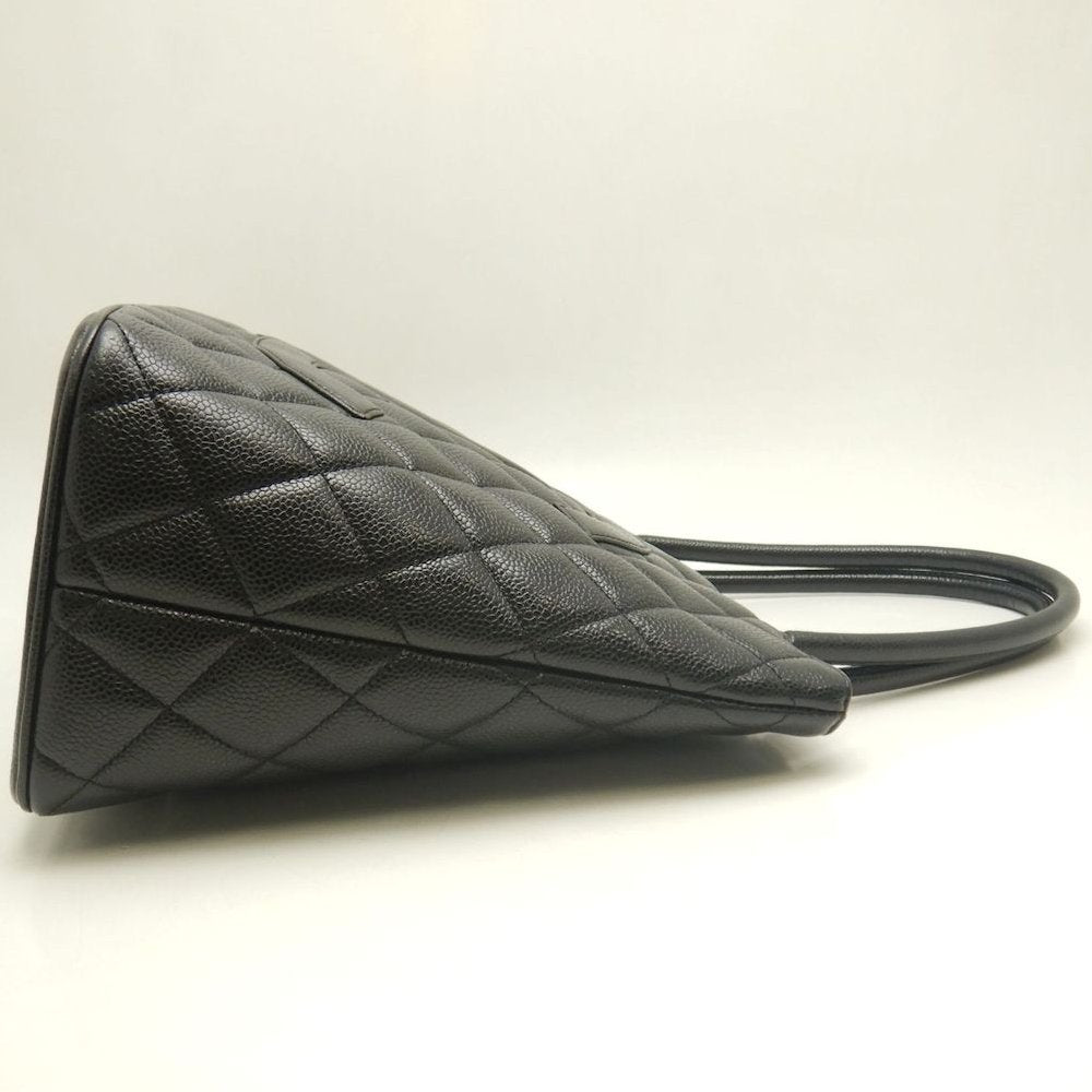 CHANEL シャネル 復刻トート A01804 トートバッグ キャビアスキン ブラック レディース /253853【中古】