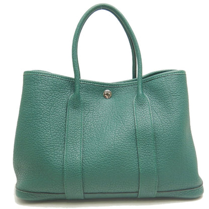 HERMES エルメス ガーデンパーティ ハンドバッグ ネゴンダ グリーン レディース /253854【中古】
