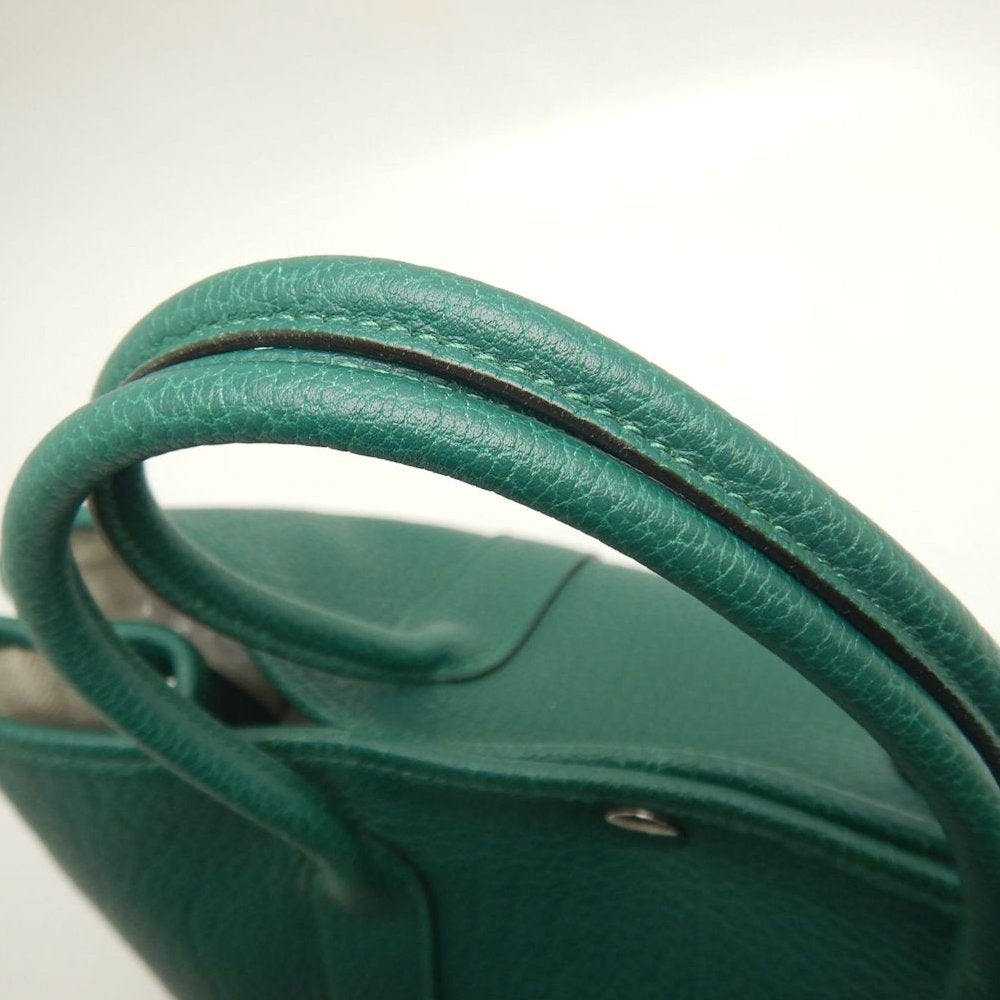 HERMES エルメス ガーデンパーティ ハンドバッグ ネゴンダ グリーン レディース /253854【中古】