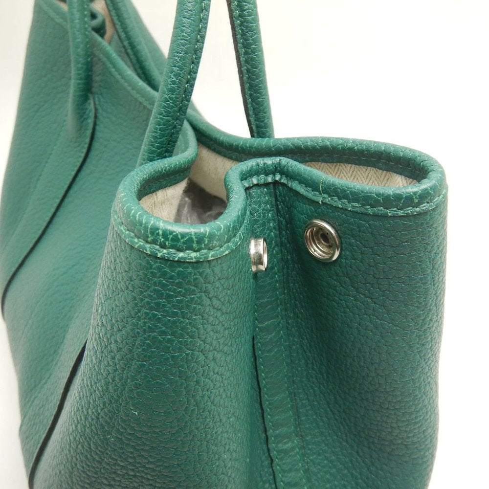 HERMES エルメス ガーデンパーティ ハンドバッグ ネゴンダ グリーン レディース /253854【中古】