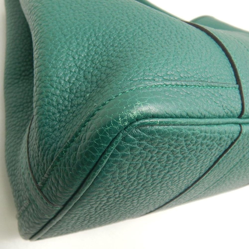 HERMES エルメス ガーデンパーティ ハンドバッグ ネゴンダ グリーン レディース /253854【中古】