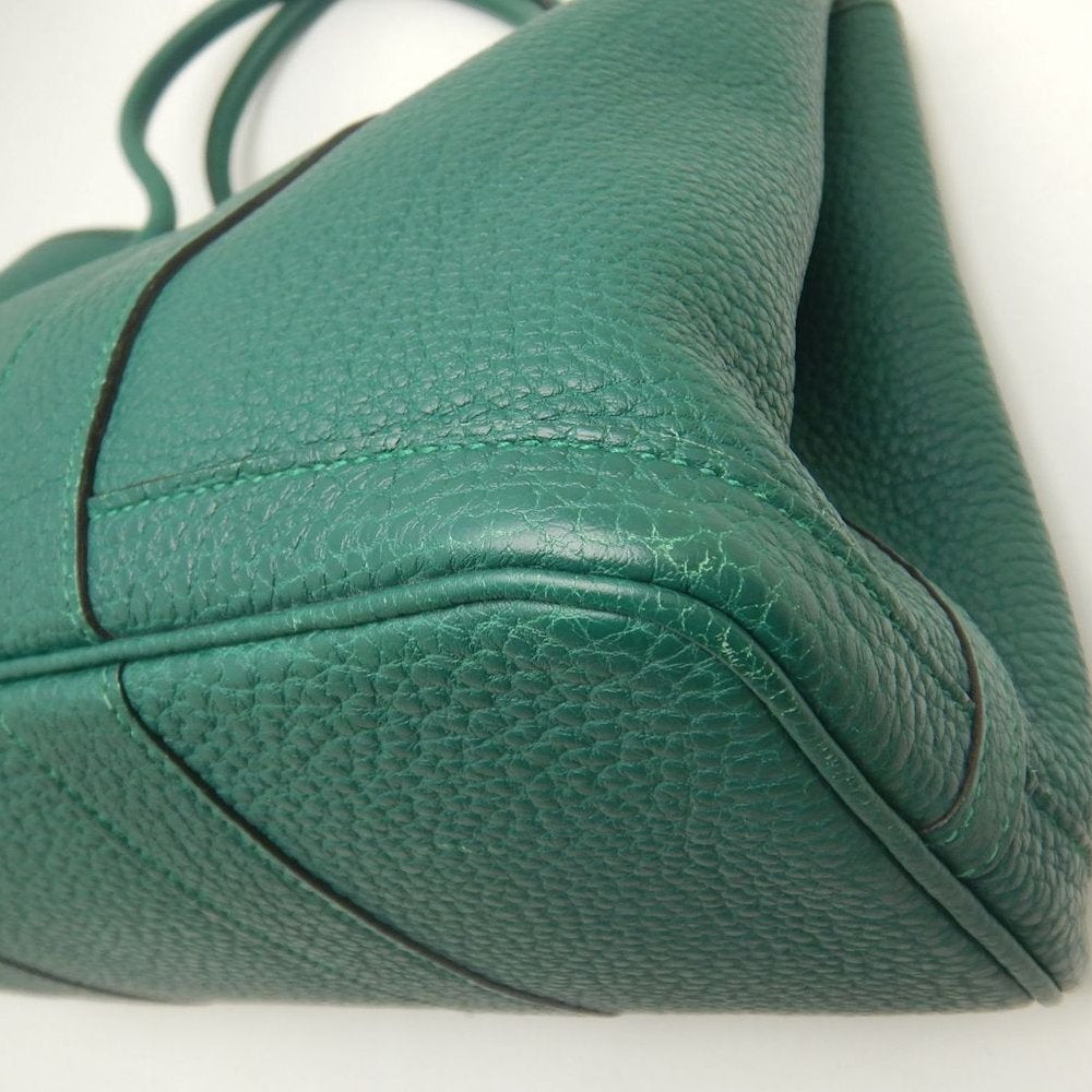 HERMES エルメス ガーデンパーティ ハンドバッグ ネゴンダ グリーン レディース /253854【中古】