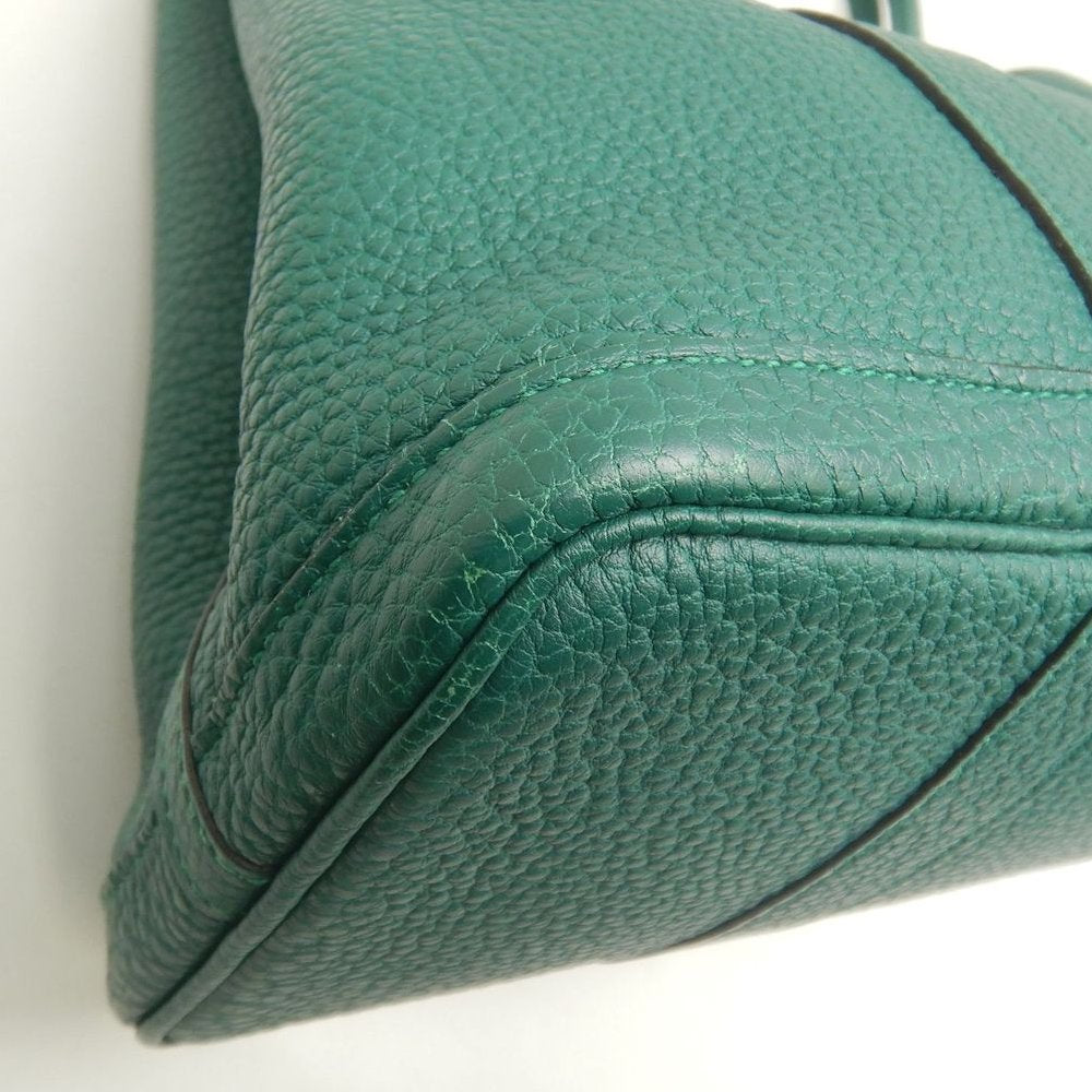 HERMES エルメス ガーデンパーティ ハンドバッグ ネゴンダ グリーン レディース /253854【中古】