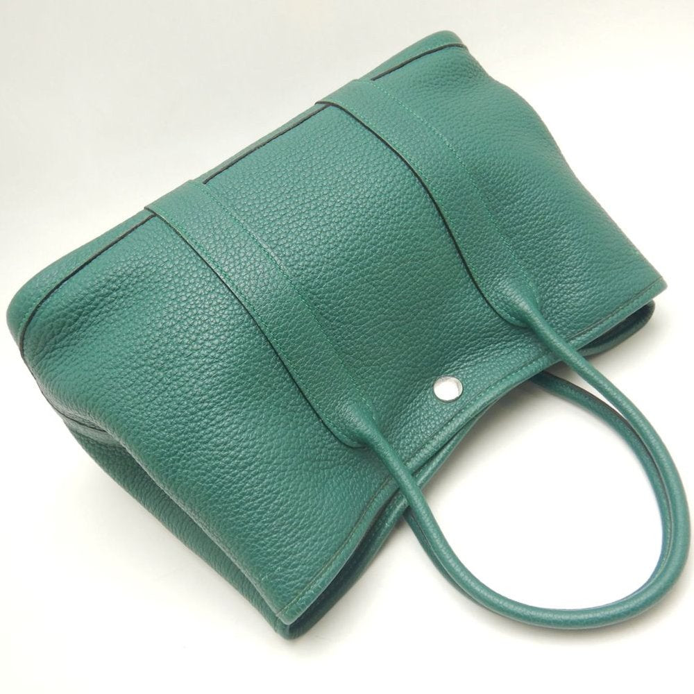 HERMES エルメス ガーデンパーティ ハンドバッグ ネゴンダ グリーン レディース /253854【中古】