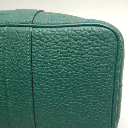 HERMES エルメス ガーデンパーティ ハンドバッグ ネゴンダ グリーン レディース /253854【中古】
