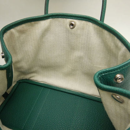 HERMES エルメス ガーデンパーティ ハンドバッグ ネゴンダ グリーン レディース /253854【中古】