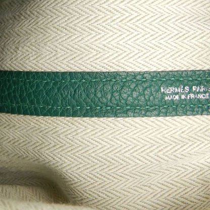 HERMES エルメス ガーデンパーティ ハンドバッグ ネゴンダ グリーン レディース /253854【中古】
