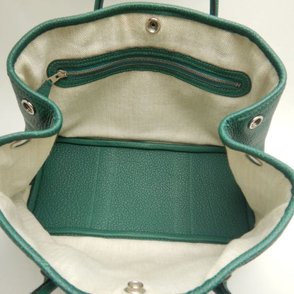 HERMES エルメス ガーデンパーティ ハンドバッグ ネゴンダ グリーン レディース /253854【中古】