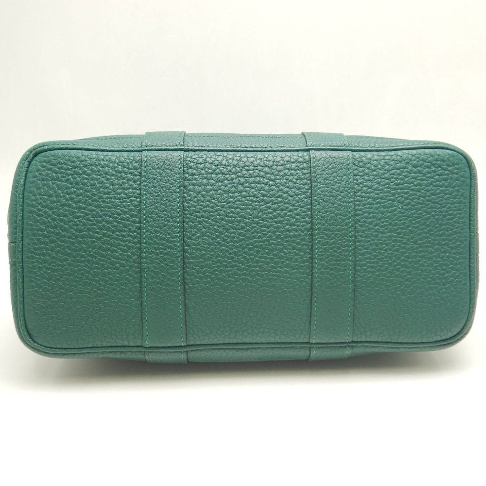HERMES エルメス ガーデンパーティ ハンドバッグ ネゴンダ グリーン レディース /253854【中古】