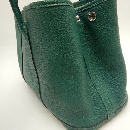 HERMES エルメス ガーデンパーティ ハンドバッグ ネゴンダ グリーン レディース /253854【中古】