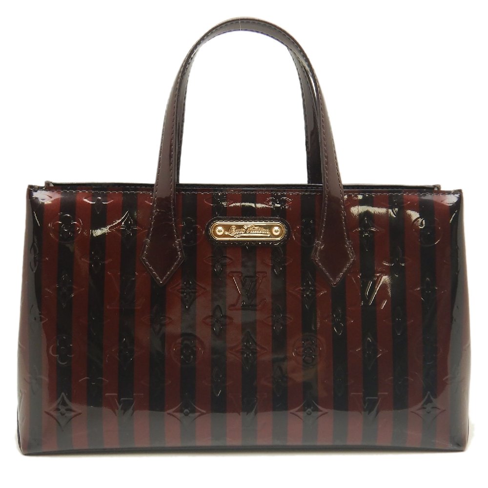 LOUIS VUITTON ルイヴィトン ヴェルニ ウィルシャーPM M91701 ハンドバッグ アマラント レディース /253855【中古】