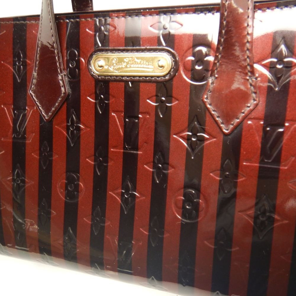 LOUIS VUITTON ルイヴィトン ヴェルニ ウィルシャーPM M91701 ハンドバッグ アマラント レディース /253855【中古】