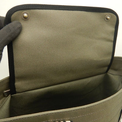 BURBERRY BLUE LABEL バーバリー ブルーレーベル 01110-14 トートバッグ キャンバス カーキ レディース /253860【中古】