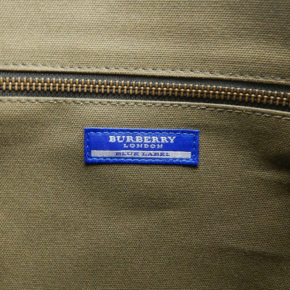 BURBERRY BLUE LABEL バーバリー ブルーレーベル 01110-14 トートバッグ キャンバス カーキ レディース /253860【中古】