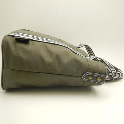BURBERRY BLUE LABEL バーバリー ブルーレーベル 01110-14 トートバッグ キャンバス カーキ レディース /253860【中古】