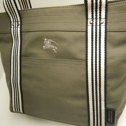 BURBERRY BLUE LABEL バーバリー ブルーレーベル 01110-14 トートバッグ キャンバス カーキ レディース /253860【中古】