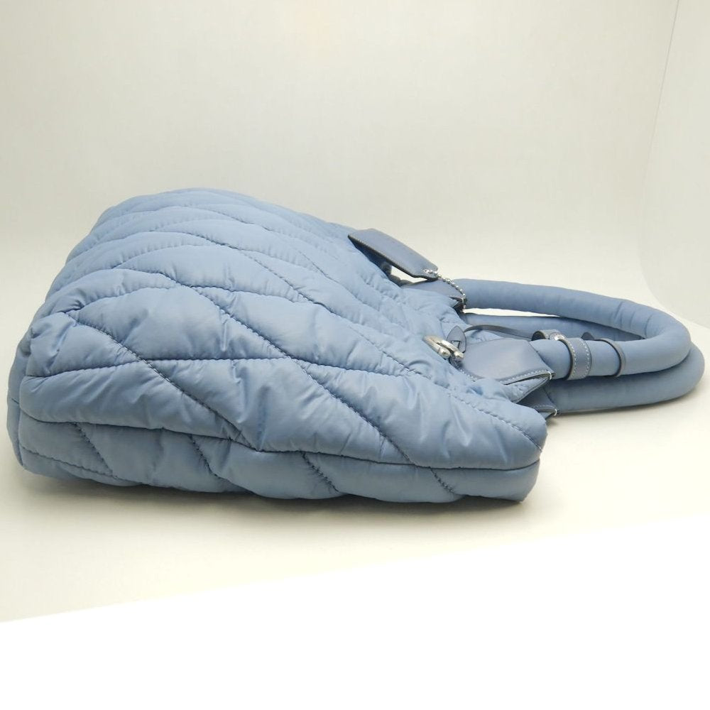 COACH コーチ アイリストート CP152 トートバッグ リサイクルナイロン ブルー レディース /253862【中古】