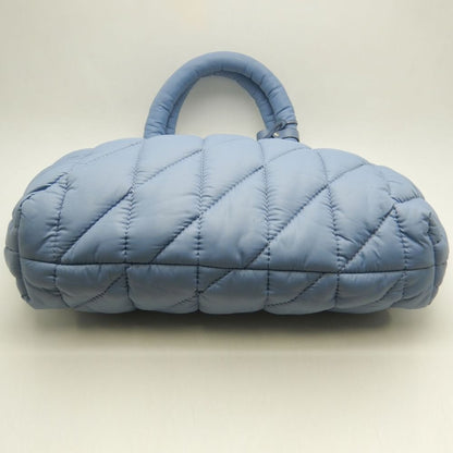 COACH コーチ アイリストート CP152 トートバッグ リサイクルナイロン ブルー レディース /253862【中古】