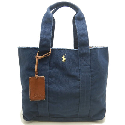 RALPH LAUREN ラルフローレン トートバッグ キャンバス インディゴ レディース /253863【中古】