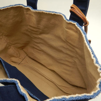 RALPH LAUREN ラルフローレン トートバッグ キャンバス インディゴ レディース /253863【中古】