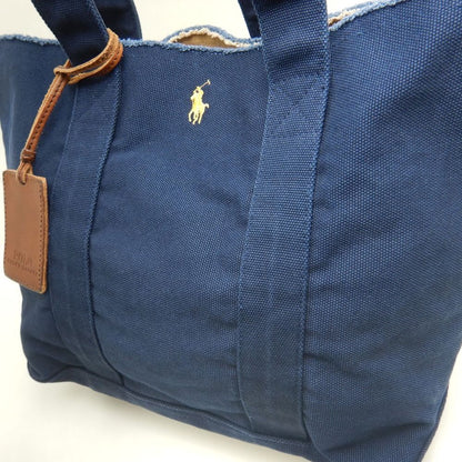 RALPH LAUREN ラルフローレン トートバッグ キャンバス インディゴ レディース /253863【中古】